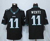 Nike Limited Philadelphia Eagles #11 Carson Wentz Black Alternate Men's Stitched NFL Jersey,baseball caps,new era cap wholesale,wholesale hats